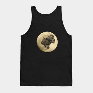 Romantic turkey with bat at night in the moonlight Tank Top